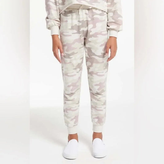 z supply mauve ava camo joggers SZ‎ MED