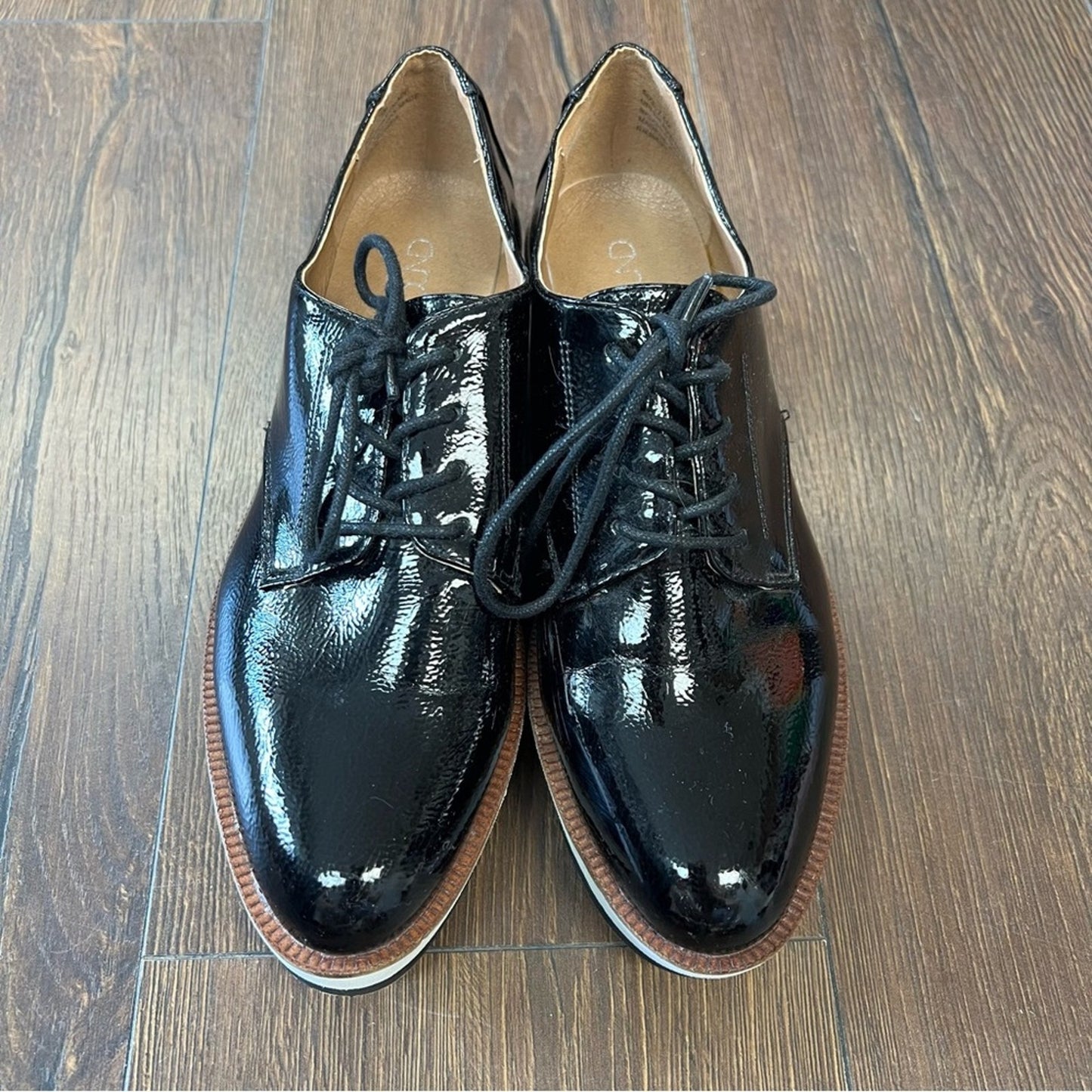 Abound black patten platform loafers SZ 7.5