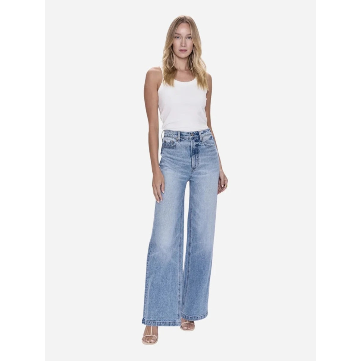🆕 PISTOLA Lana High Rise Wide Leg Jean - Break SZ 26