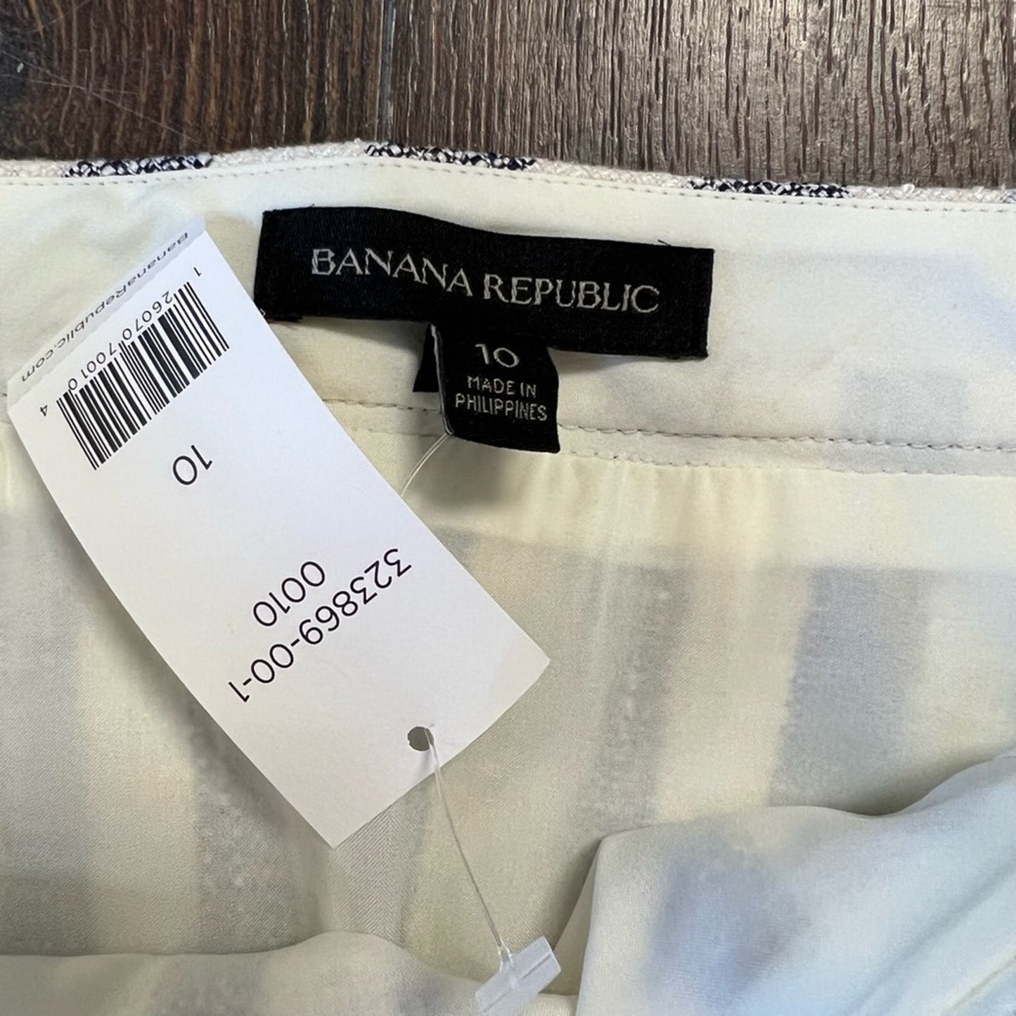 🆕NEW Banana republic Blue Striped Pencil skirt SZ 10