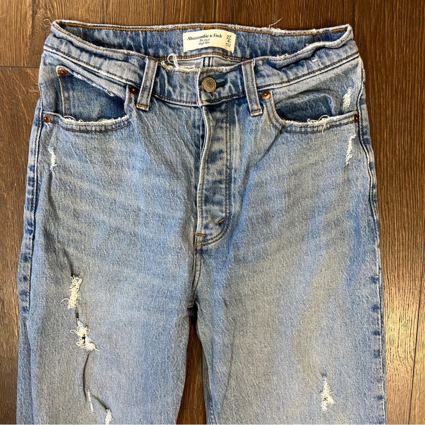 Abercrombie & Fitch High Rise Dad Jeans SZ 27/4