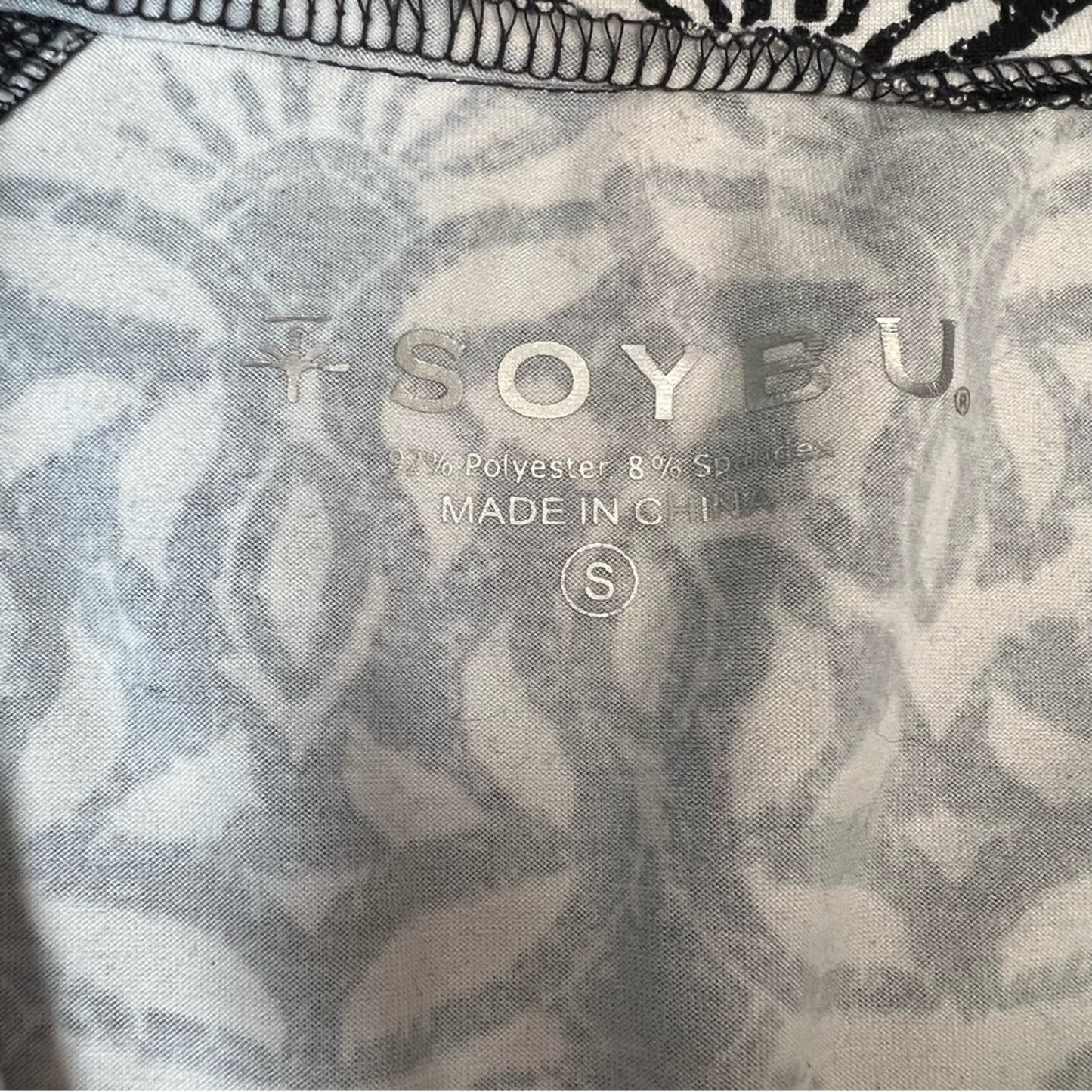 Soybu Women's Black And White Athletic Dress SZ SM