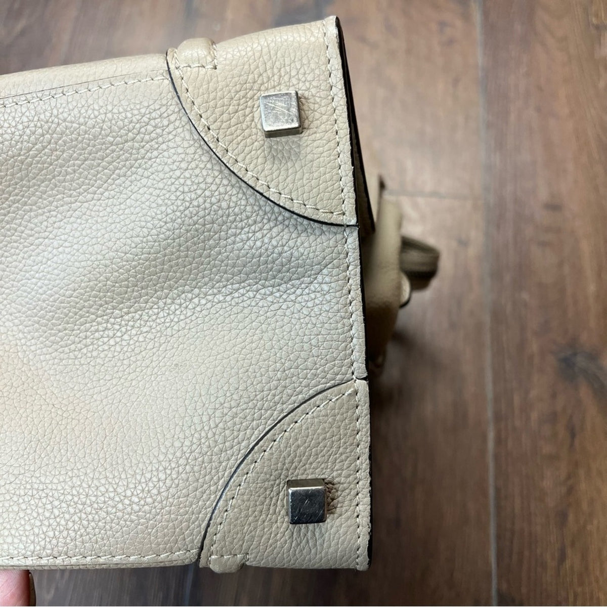 Celine Luggage Micro Pebble Leather Drummed Calfskin-Authentic‎