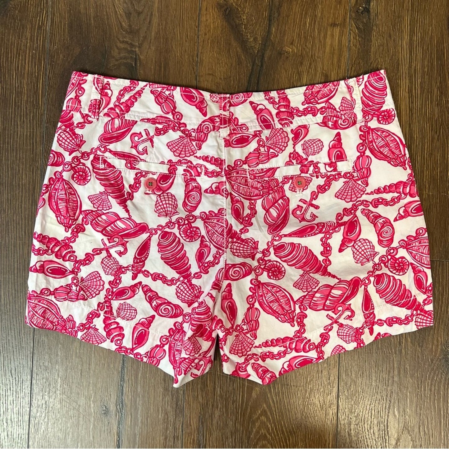 Lilly Pulitzer pink seashell shorts SZ 4