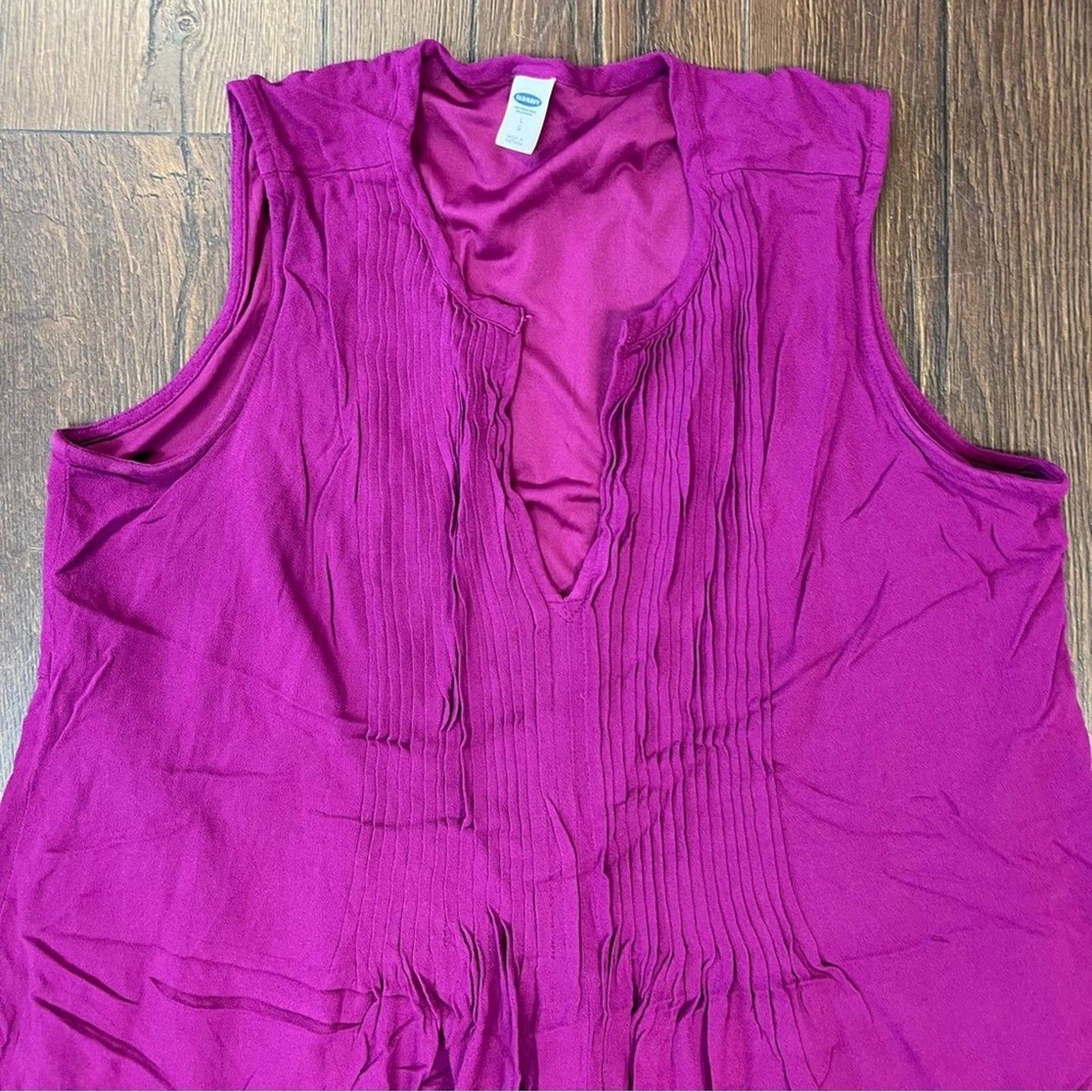 Old Navy purple pinned swing dress SZ LG
