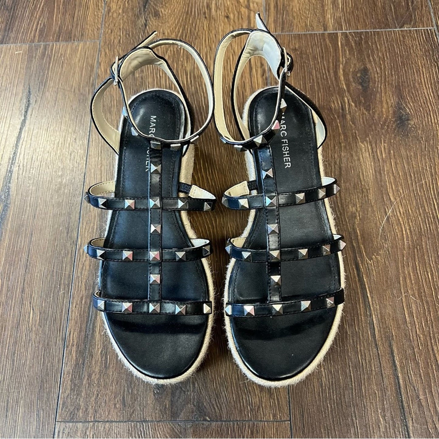 Marc Fisher Jansen Espadrille Wedge Sandal SZ 7.5