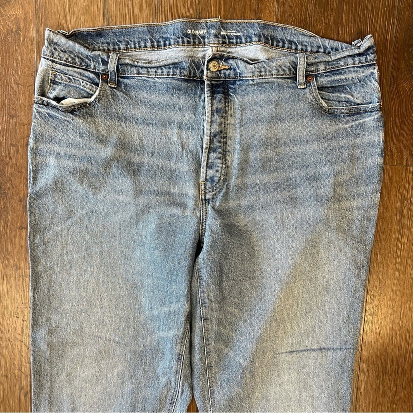 Old Navy high-rise slouchy straight SZ 20