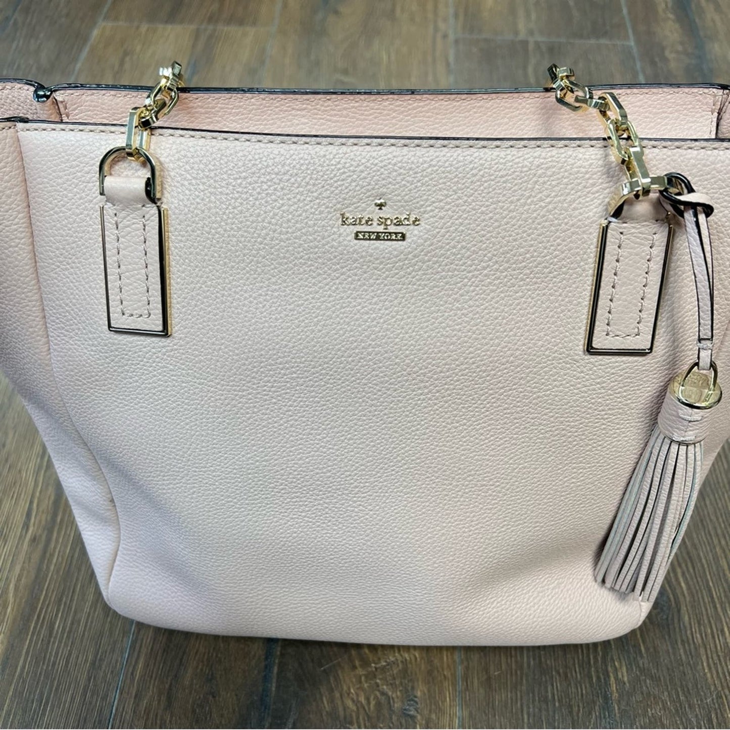 Kate Spade New York Kingston Drive Vivian Large Pebble Leather Bag, Warm Vellum