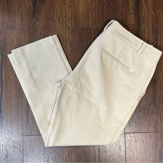 Ann Taylor Tan crop pant SZ 8