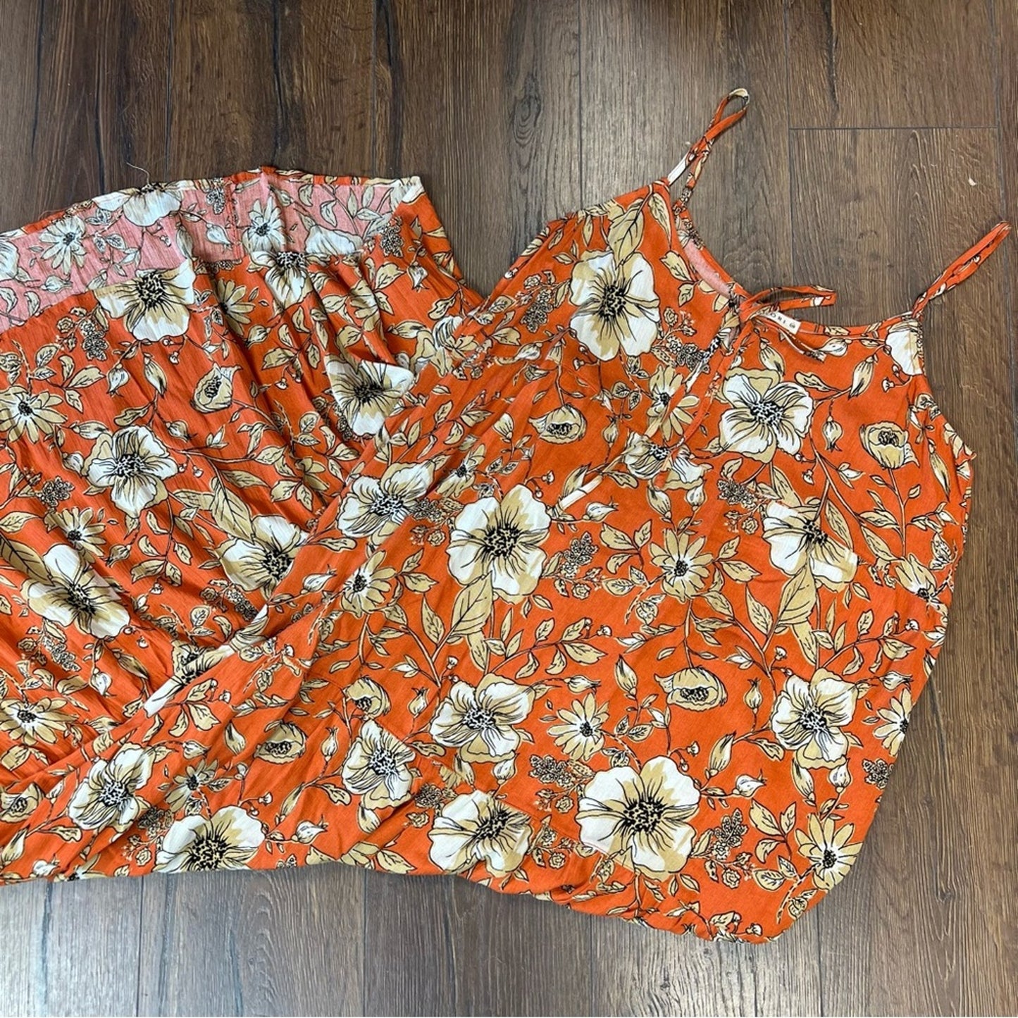 Kori America Tiered Maxi Dress SZ S/M