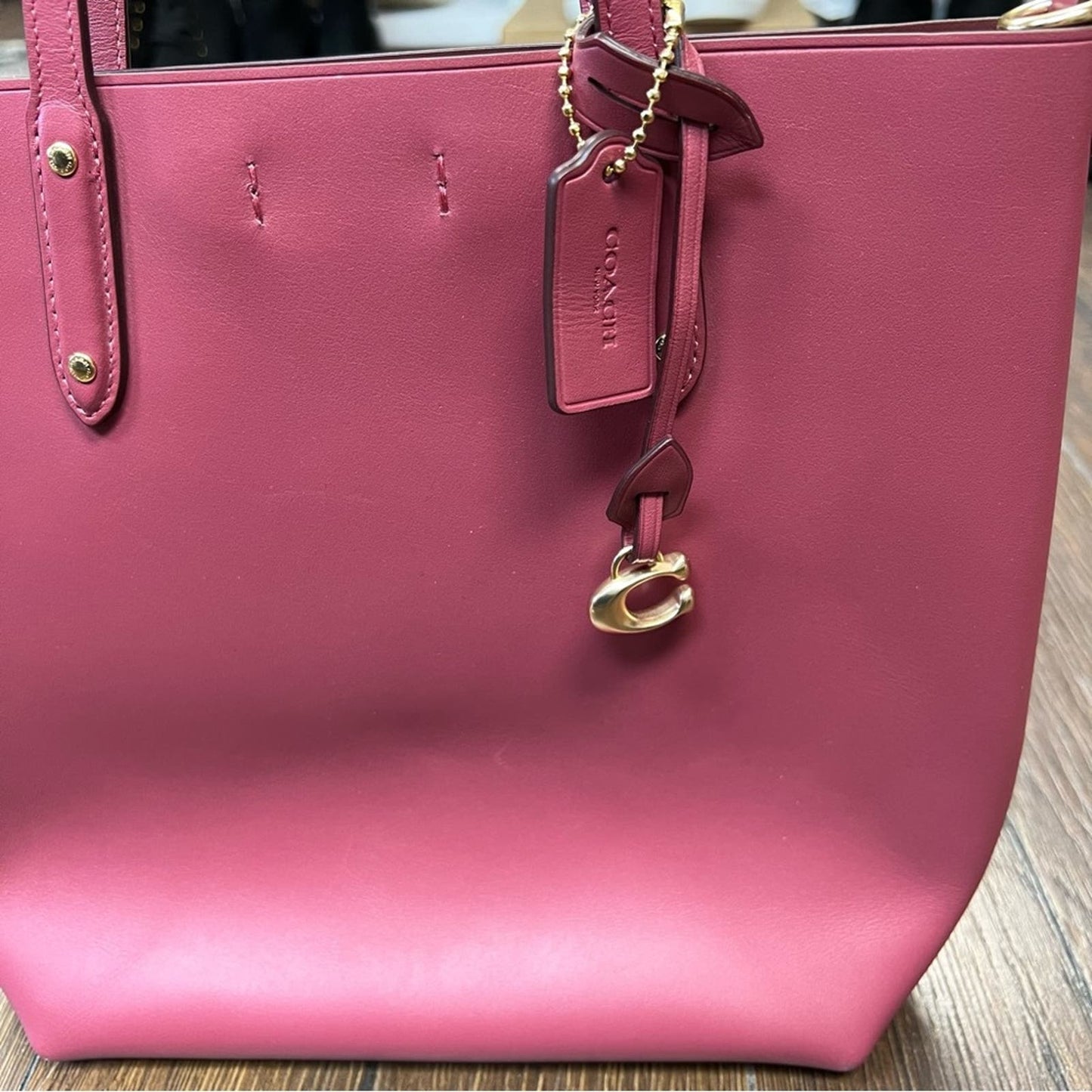 Coach Central Shopper Tote in Dusty Rose