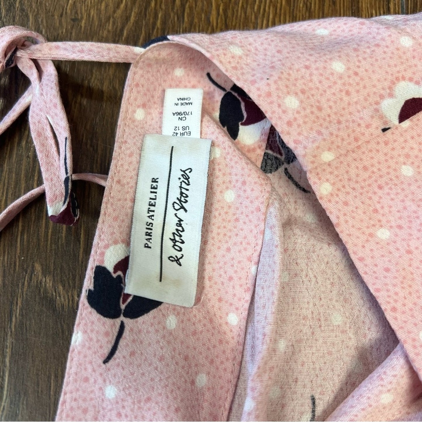 Paris Atelier pink floral dress SZ 12