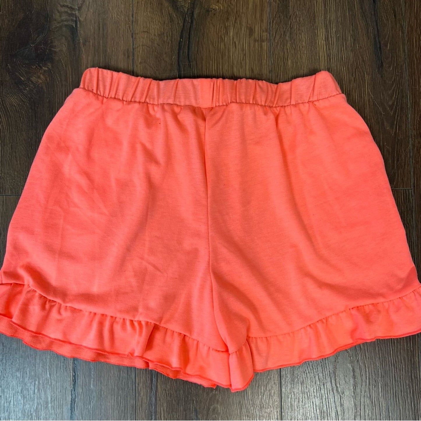 Hemish USA hot coral drawstring shirts SZ MED