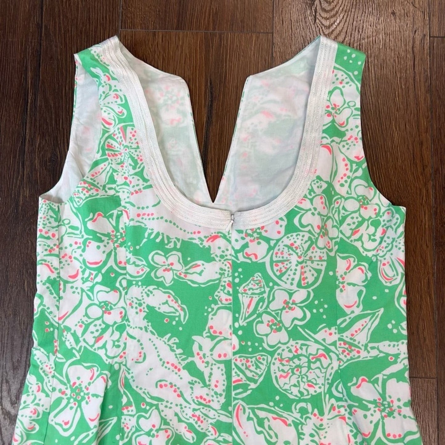 Lilly Pulitzer Janice shift dress in beach bash SZ 14