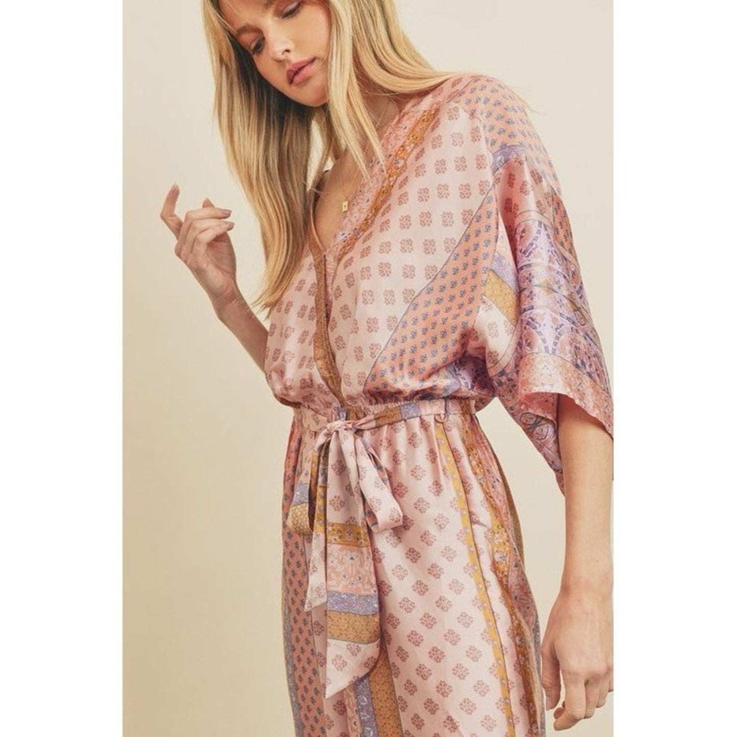 🆕 Dress Forum pink bahama jumpsuit SZ SM