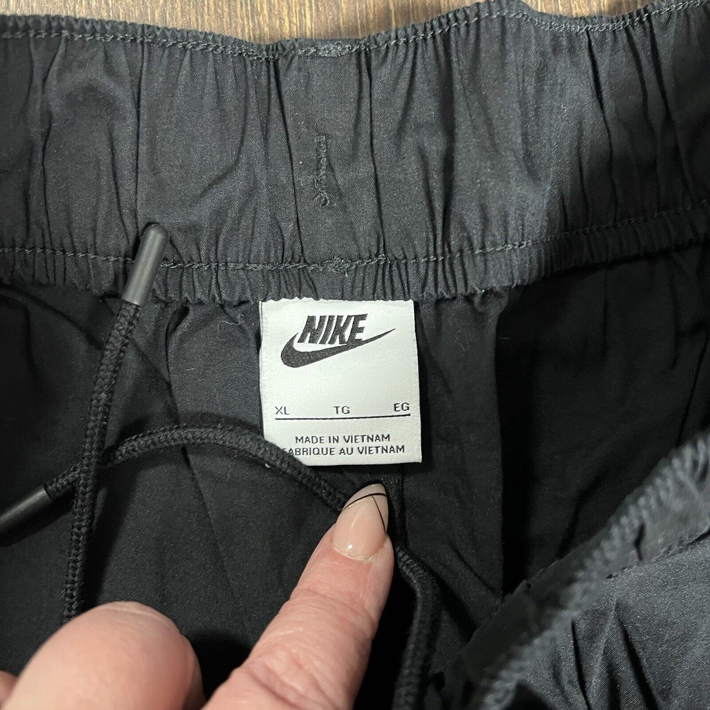 Nike Women's Sportswear Collection Essentials Black Fleece Curve Pants XL