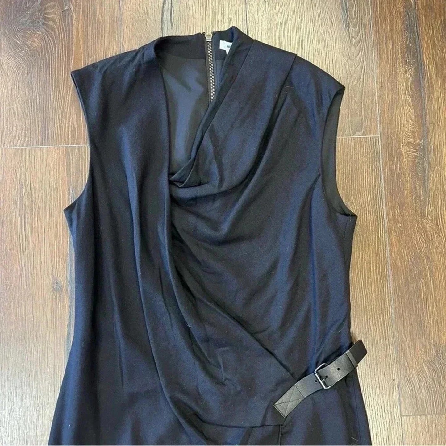 NWT Helmut Lang black belt drop dress SZ 6