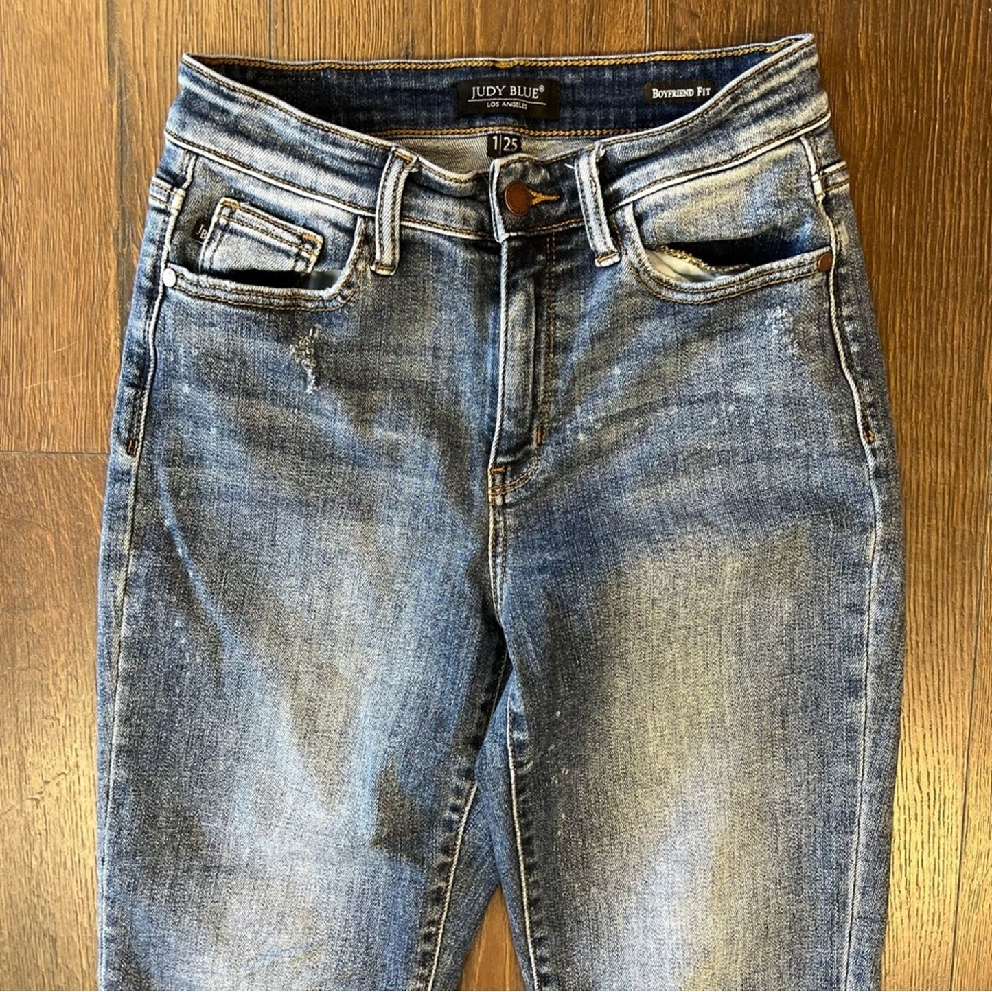 Judy Blue Betty High-Rise Boyfriend Fit Jeans SZ‎ 1/25