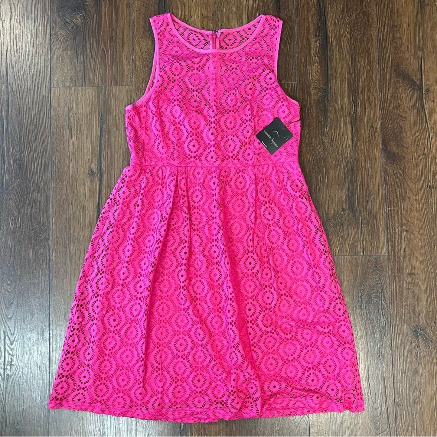 🆕 Nanette Lepire delicate crochet sleeveless dress SZ 12