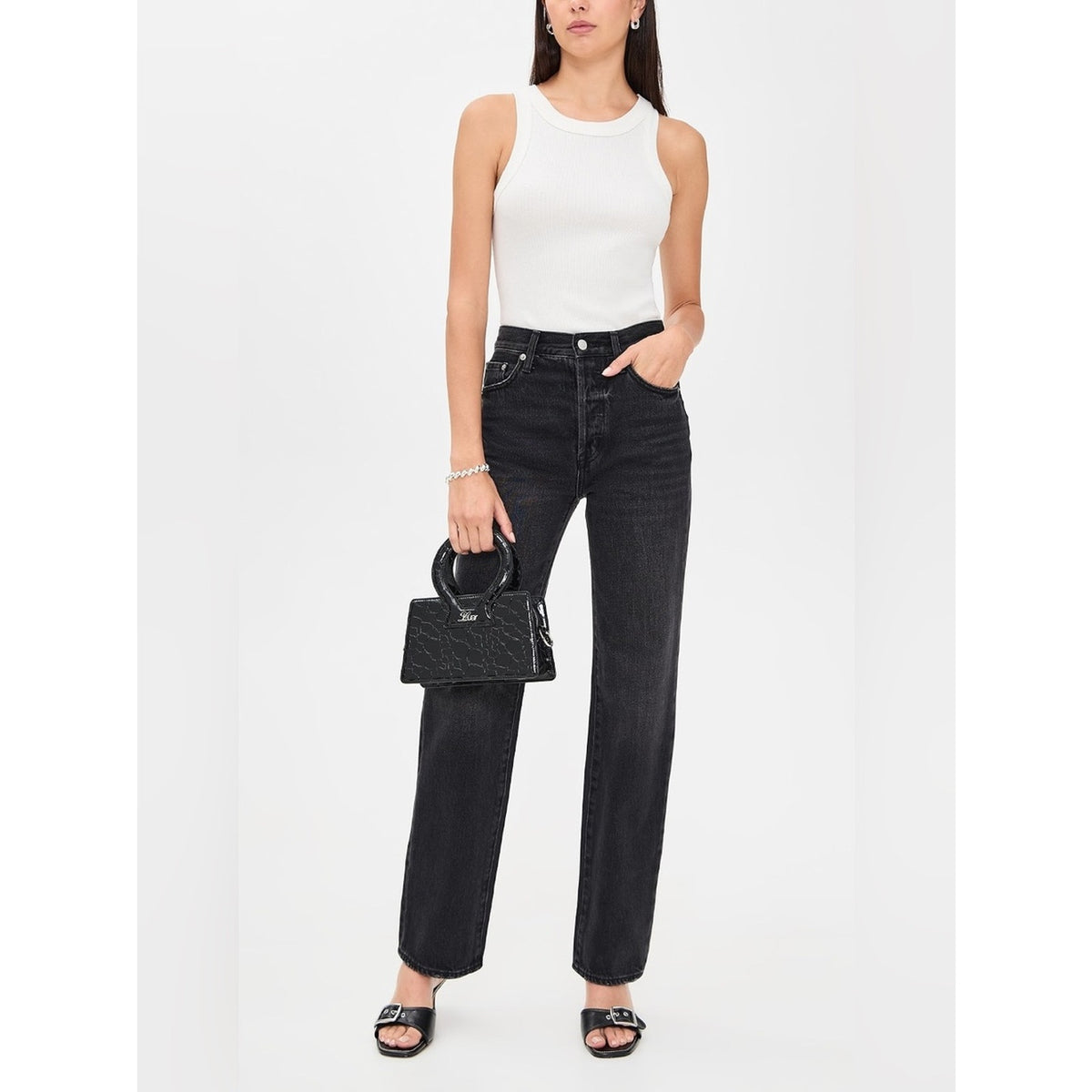 🆕 PISTOLA Cassie Super High Rise Straight Jean SZ 30