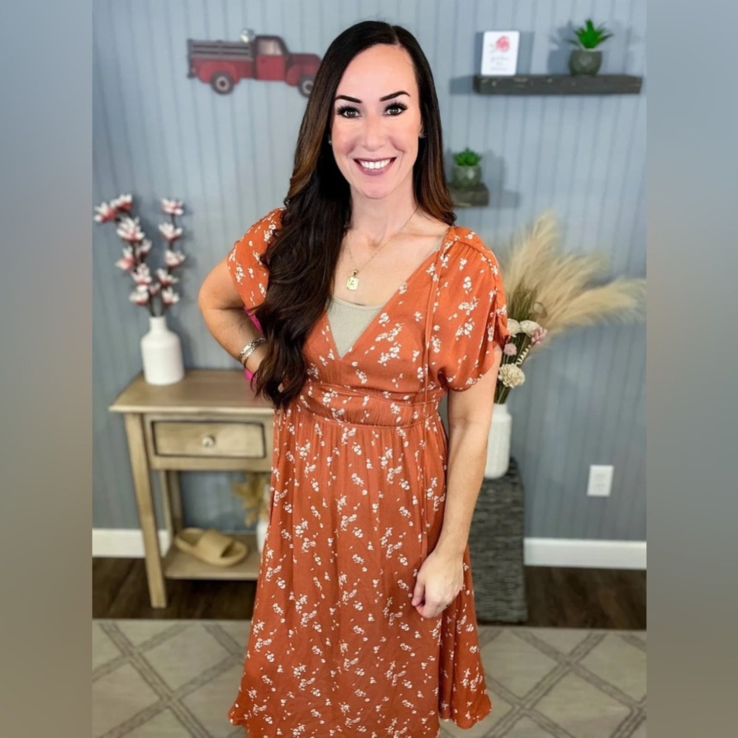P.S.KATE fall line dress SZ SM