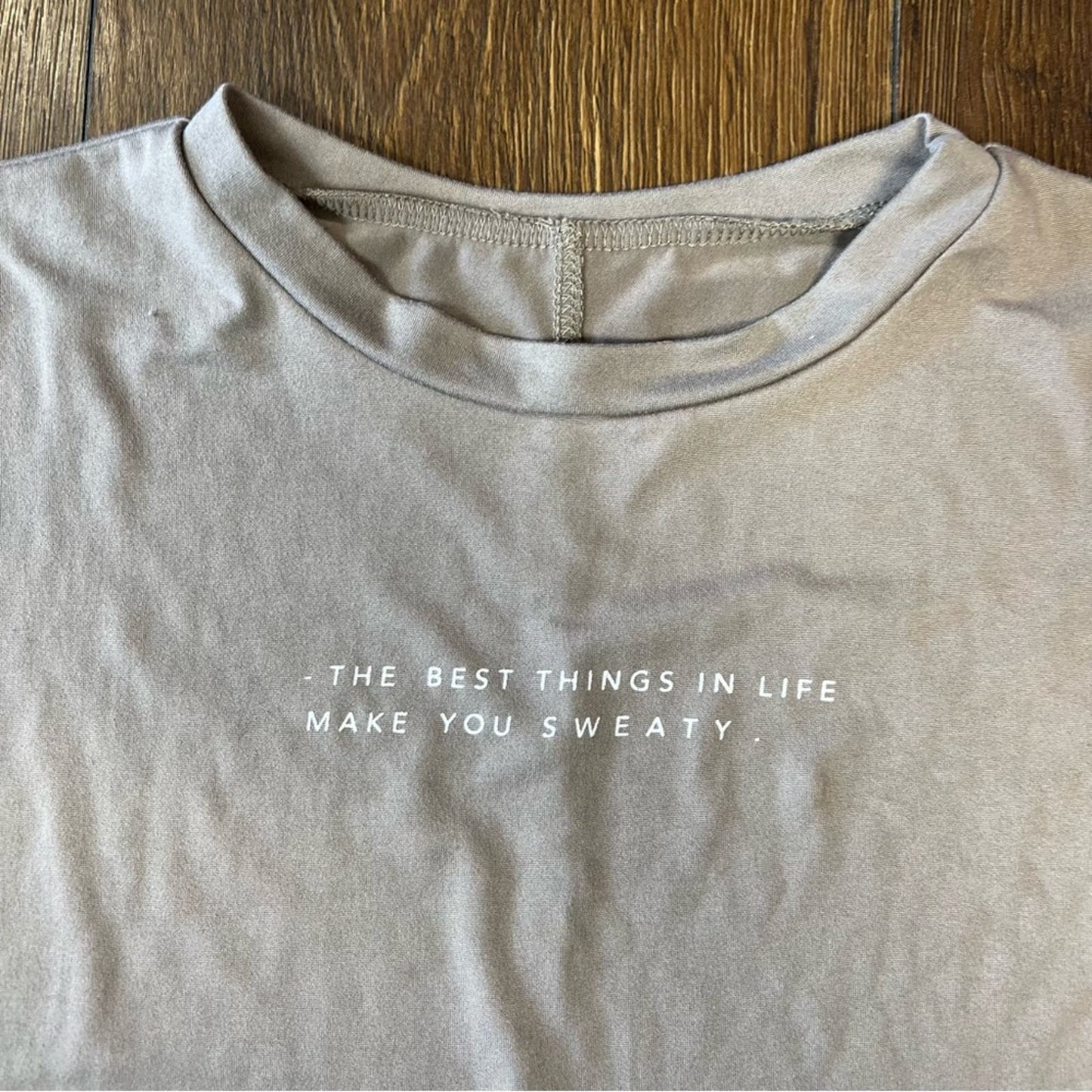 lovers of hYOUmanity “The Best Things In Life Make You Sweaty” Tank SZ SM