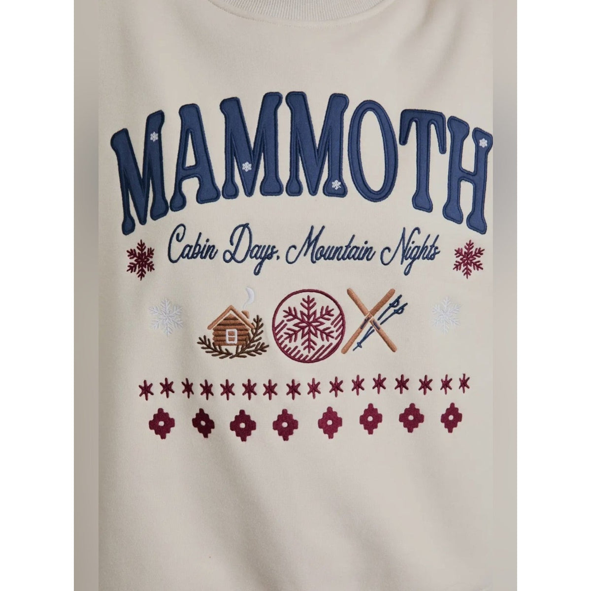 🆕 Le Lis Mammoth Mountain Crewneck Sweatshirt SZ XS