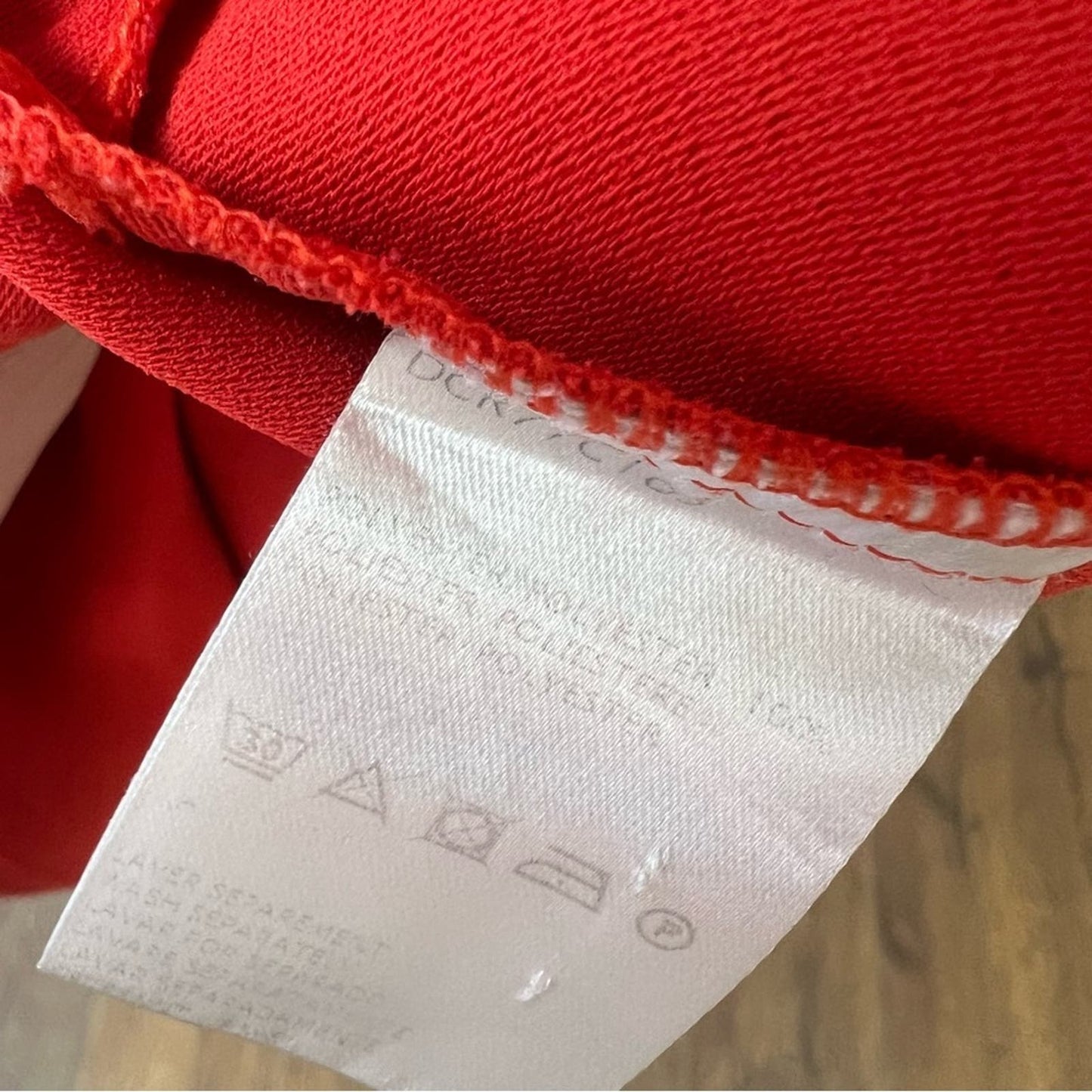 Gerard Darel red side tie dress SZ 2/XS