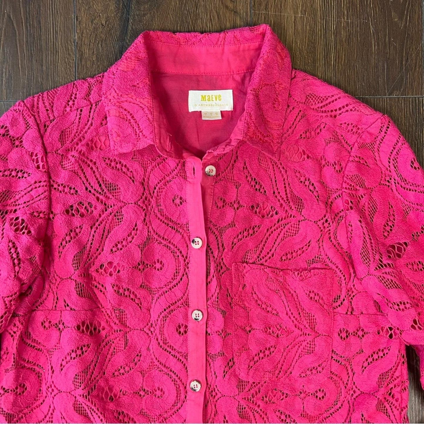 Anthropologie Maeve Slim Pink Button Down
SZ 4