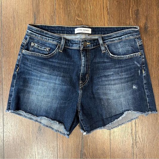 Flying Monkey dark wash denim shorts SZ 31/10