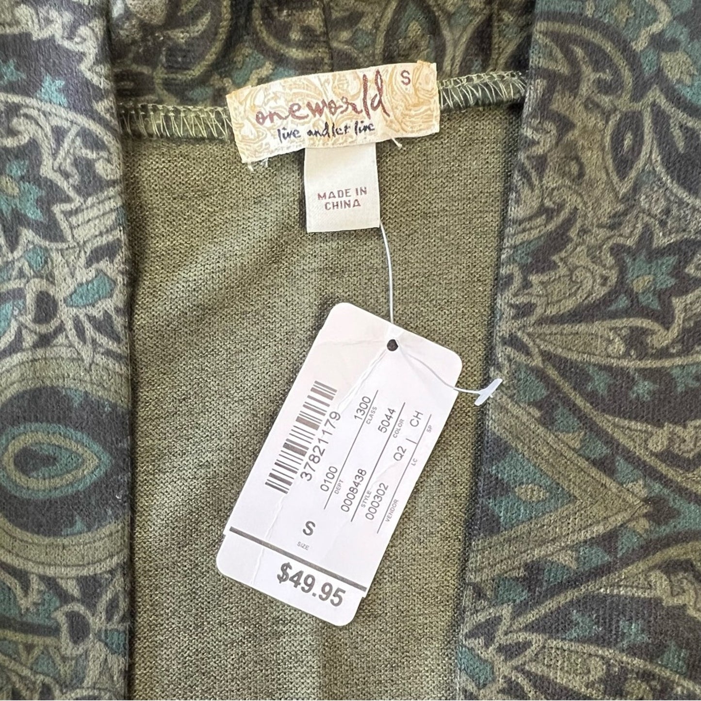 NEW One World open cardigan SZ SM