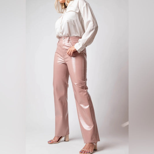 New Pistola Dusty Rose Straight Leg Pant NWT SZ‎ 28