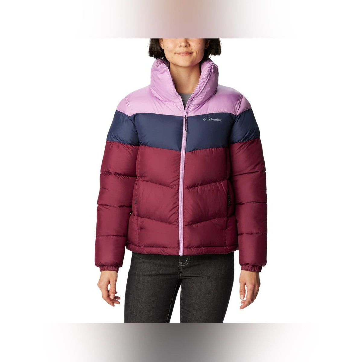 NWOT Columbia Colorblock Puffect Puffer Jacket SZ XL