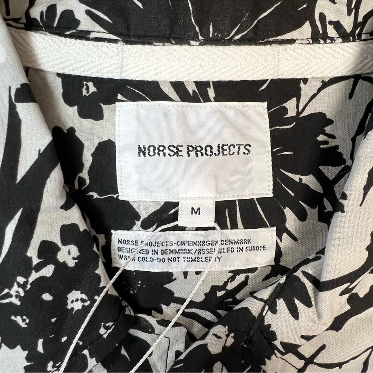 🆕 Norse Projects - Carsten Floral-Print Cotton Shirt SZ MED