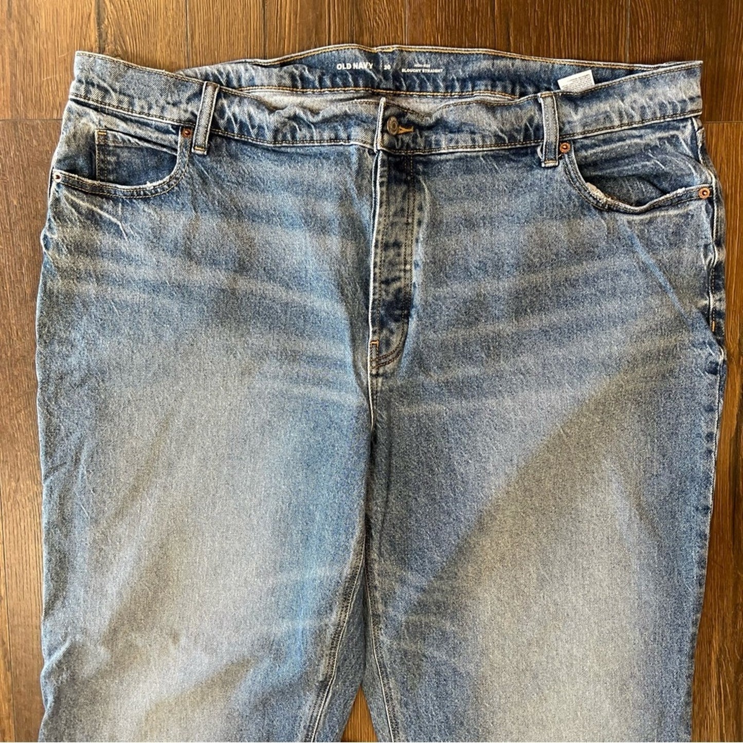Old Navy high-rise slouchy straight SZ 20