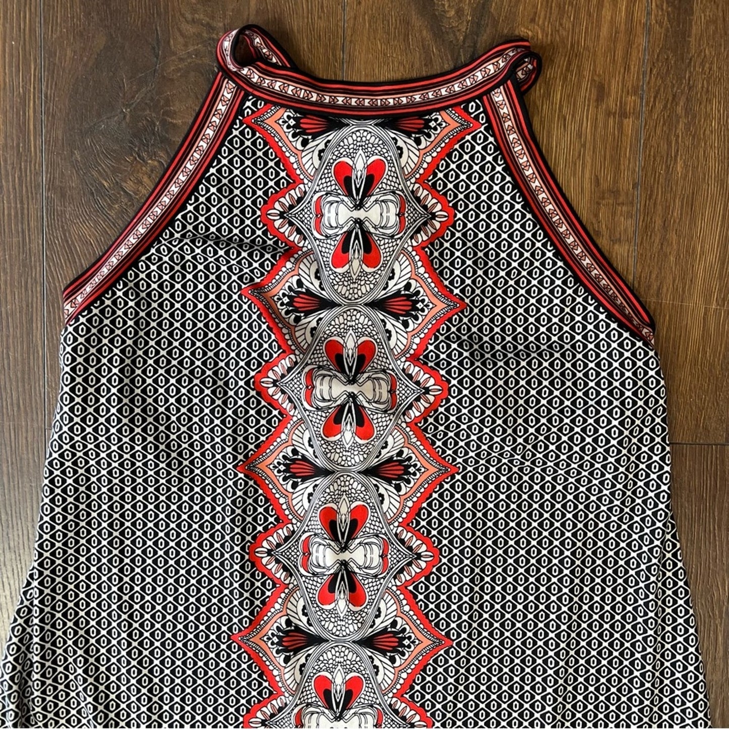 Max Studio graphic dress SZ SM