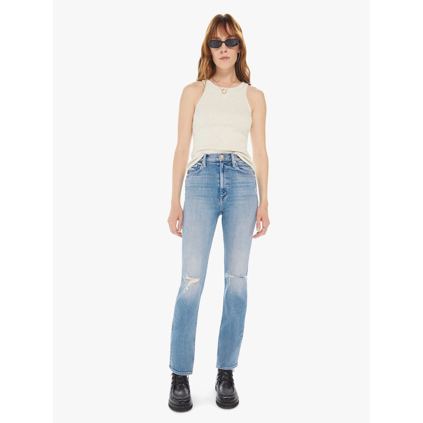 MOTHER DENIM Rider Skimp in Tripping Twice SZ 30
