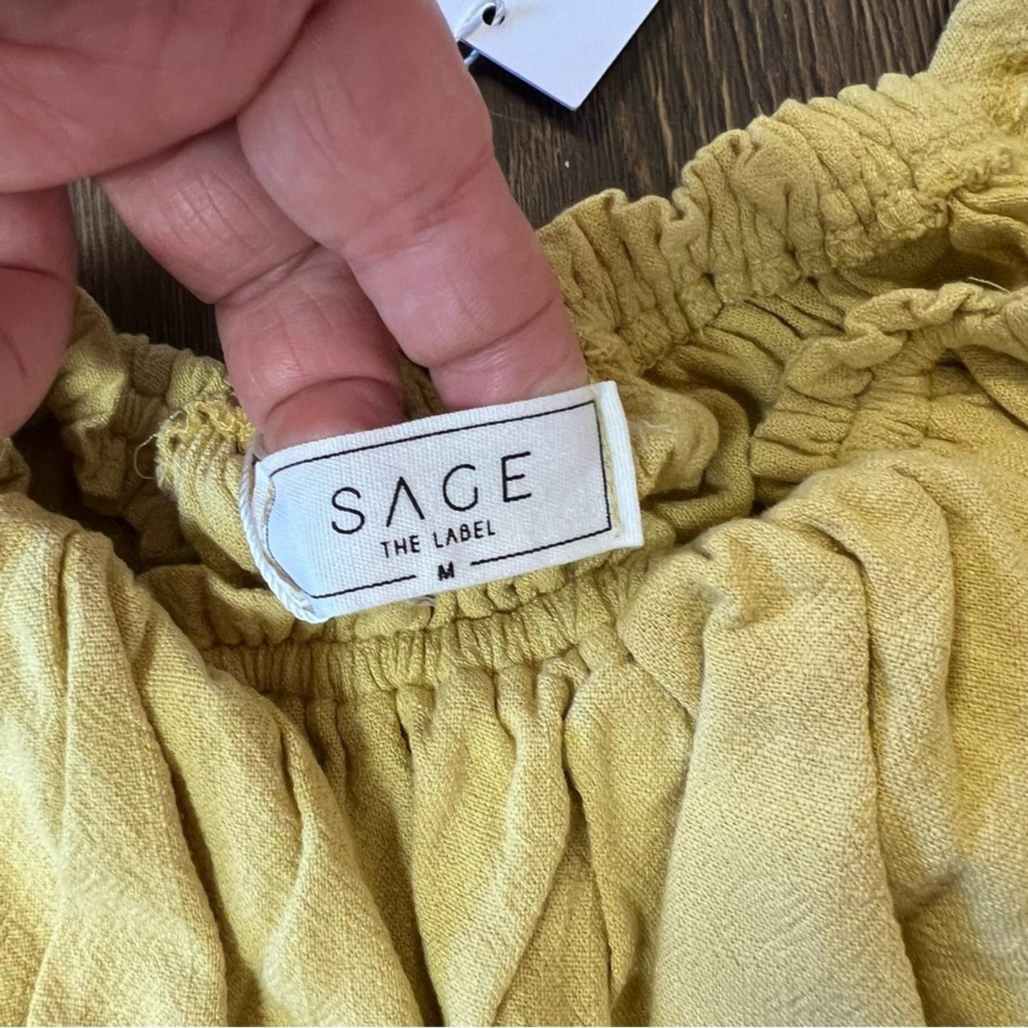 🆕 Sage the label flavor of Tuscany crop top SZ MED