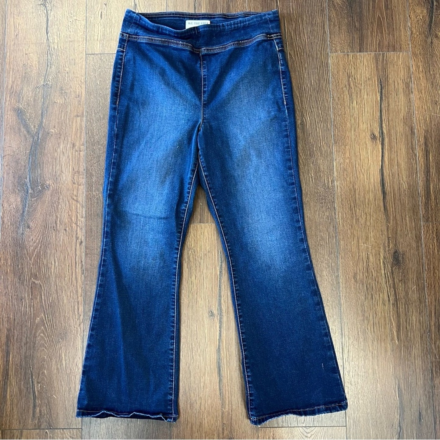 WE THE FREE In My Feelings Cropped Slim Flare SZ MED
