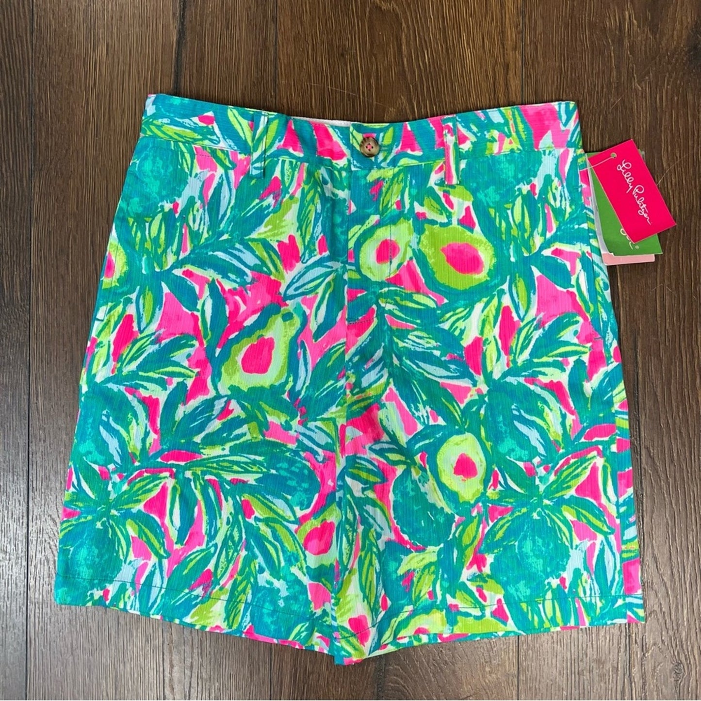 🆕 Boy’s Beaumont shorts in pink sunset guacamole roll SZ 10