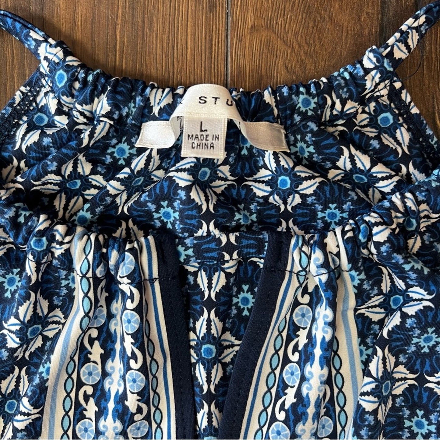Max Studio graphic dress SZ LG