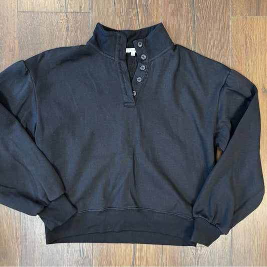 Z Supply pullover button sweatshirt SZ SM