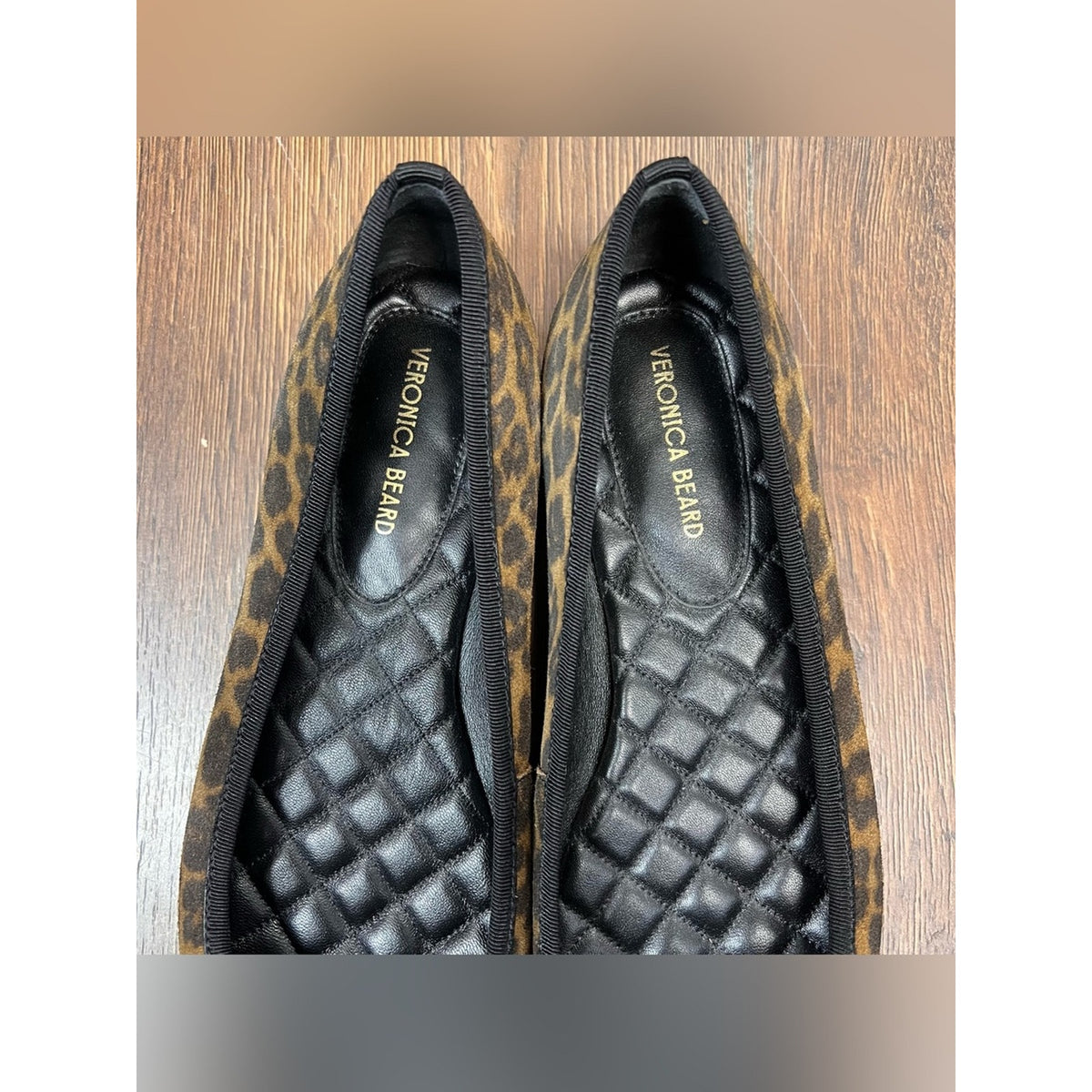 Veronica Beard Veronica Beard Beatrix
Leopard Bow Ballerina Flat SZ 7