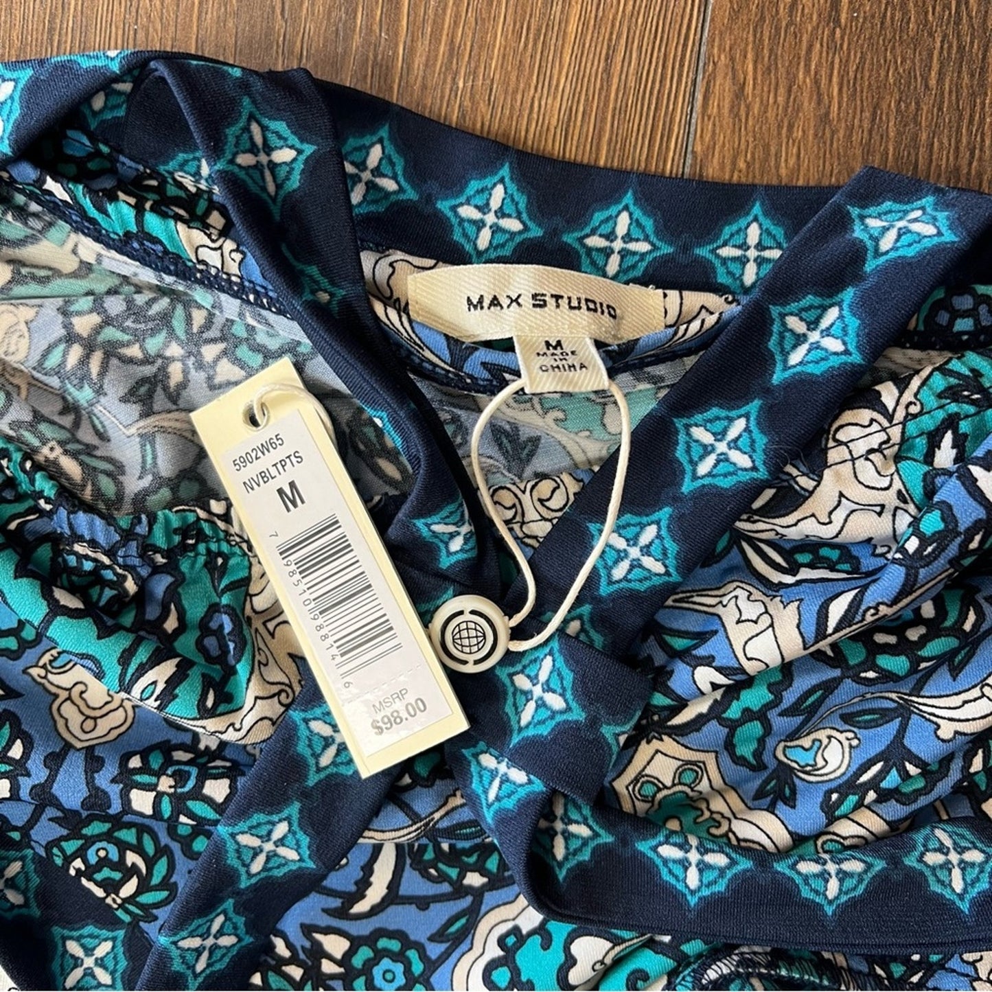 🆕 Max Studio graphic dress SZ MED