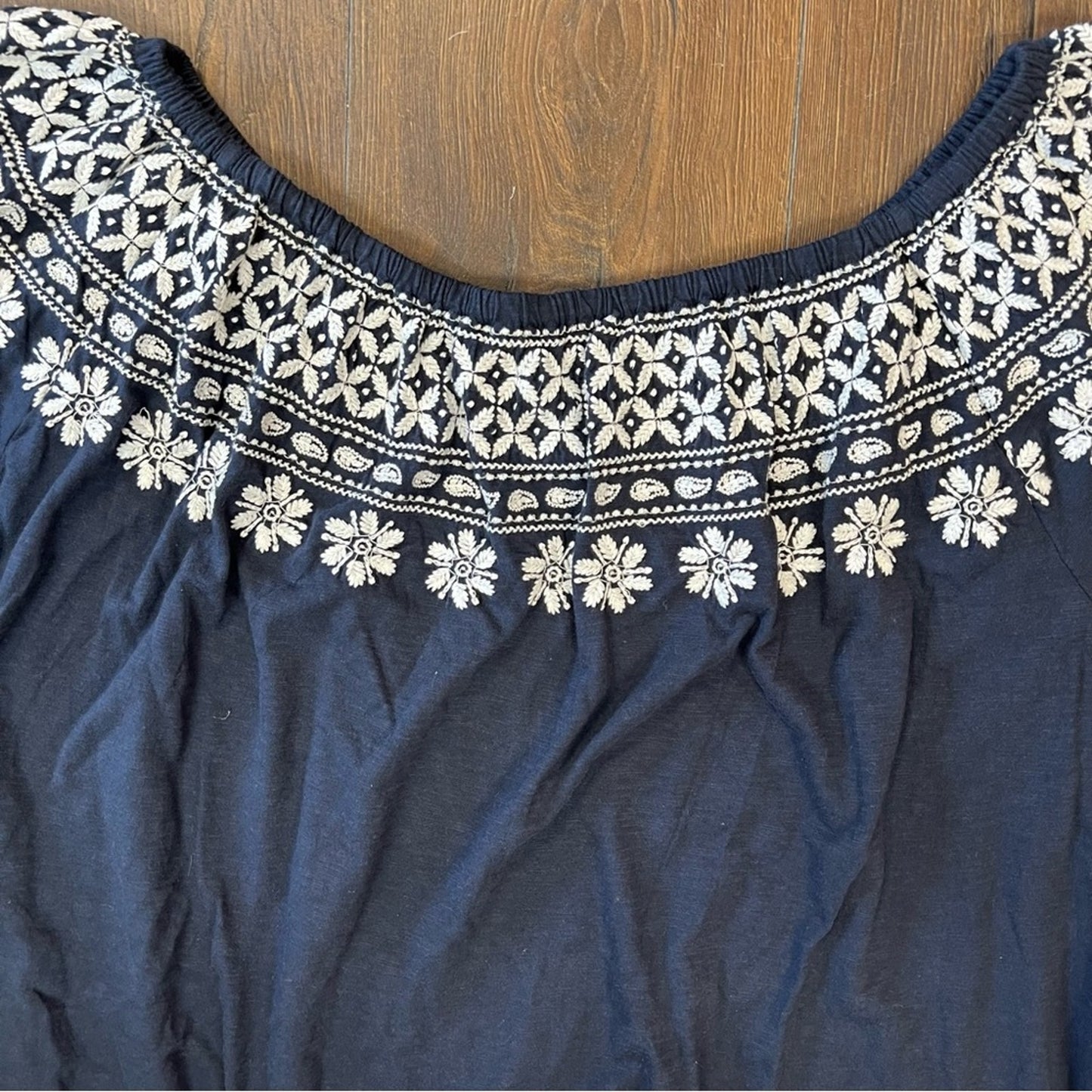Tommy Hilfiger navy embroidered tee SZ 2X