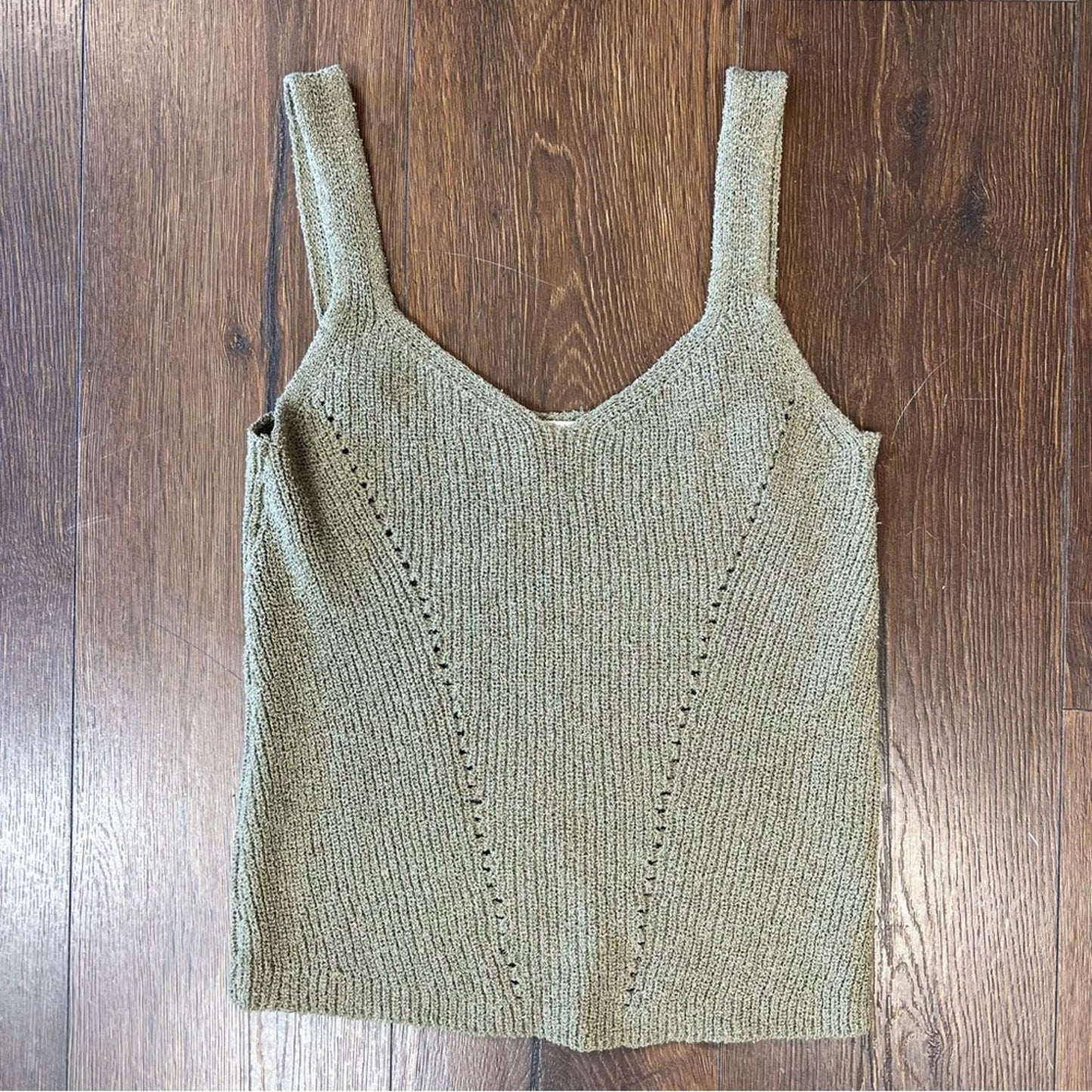 Blue Pepper cozy life sweater tank SZ LG