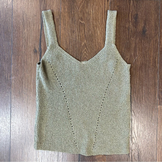 Blue Pepper cozy life sweater tank SZ LG