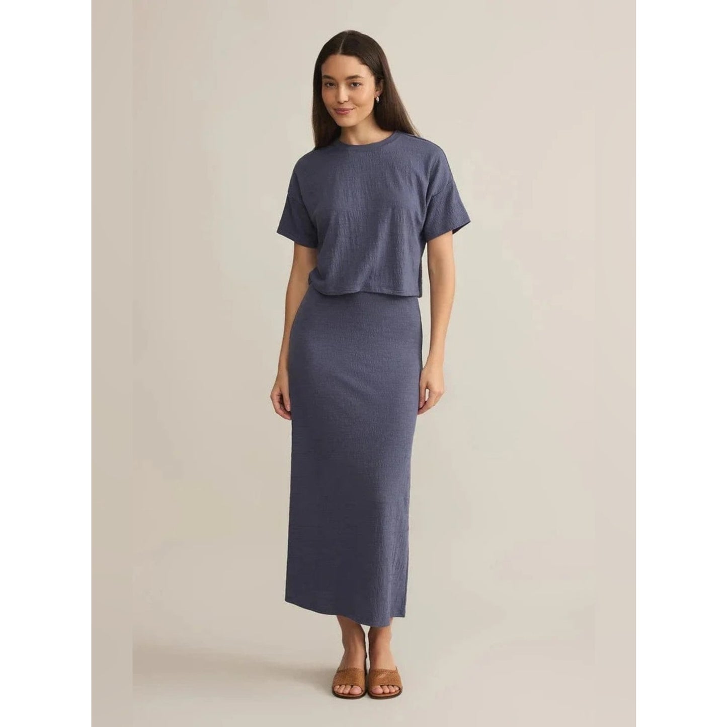 🆕 Z Supply Delavine Blue Midi Skirt SZ MED
