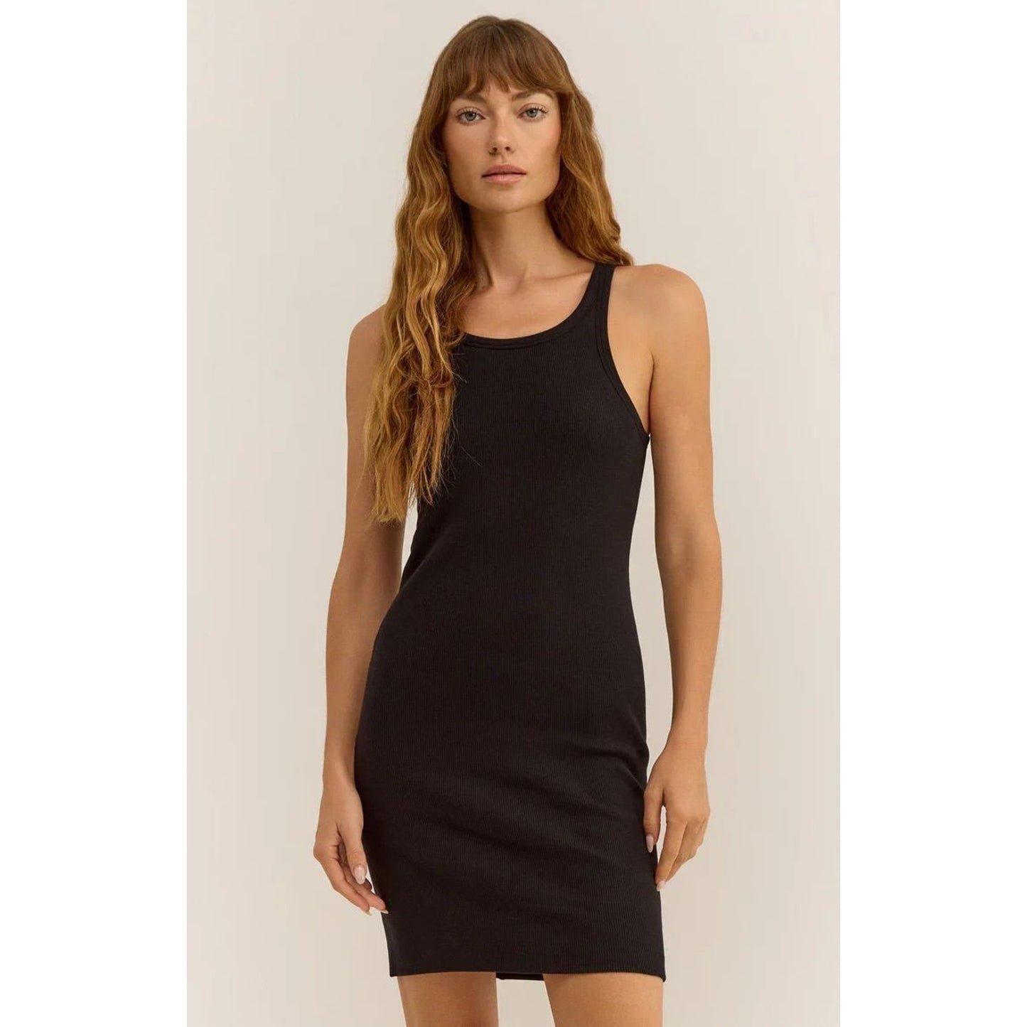 NEW Z Supply Black Delfa Rib Mini Dress NWT SZ XS