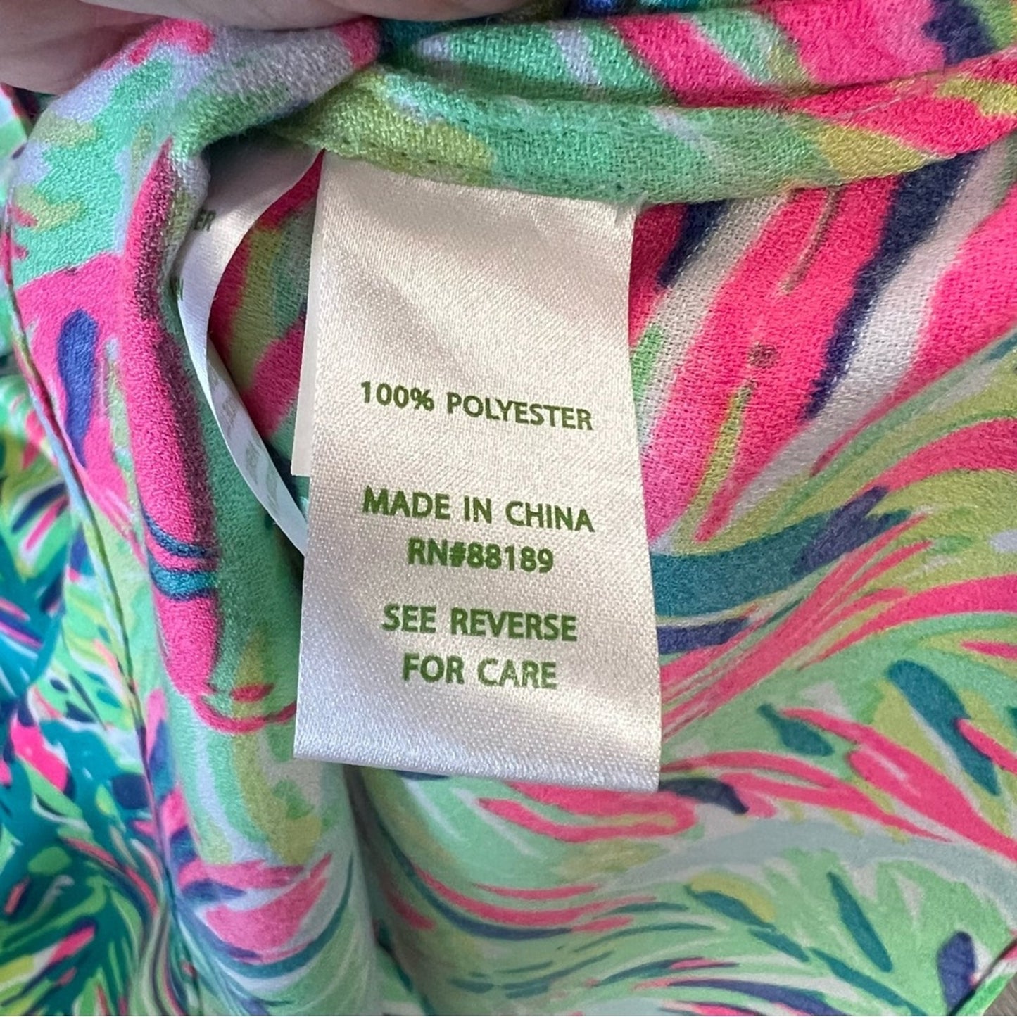 Lilly Pulitzer Anamaria Dress in multi island time SZ SM